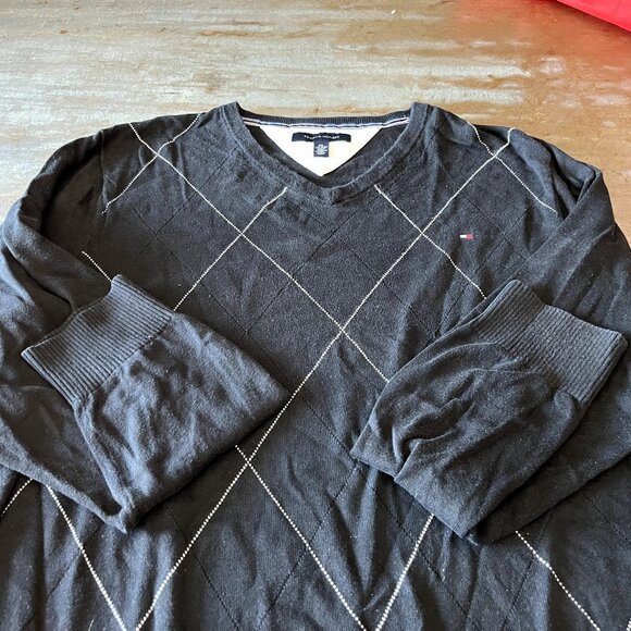 Tommy black argyle 2xl - Picture 2 of 2